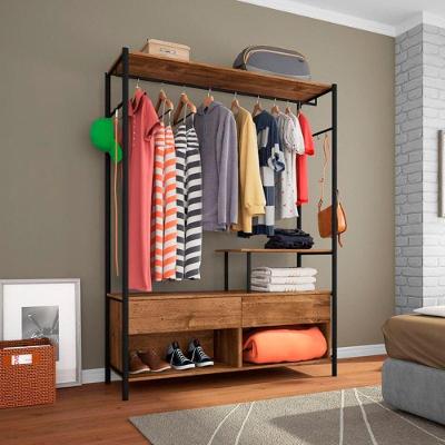 Kit 2 Guarda Roupa Closet Modulado Barcelona Demolição