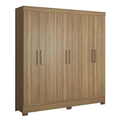 Guarda Roupa 6 Portas Prático Amendola Touch