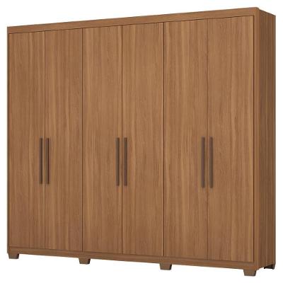 Guarda Roupa Casal 6 Portas Com Pes 63370Pe Sumatra Amendola Touch Demobile Amendola Touch