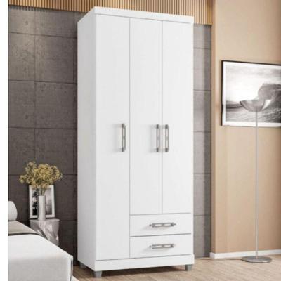 Guarda Roupa 3 Pts -Gatmagazine - Branco