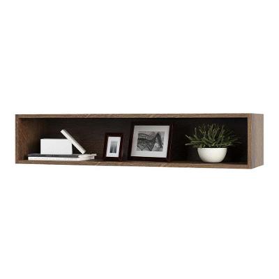 Nicho Aéreo Para Ponte Modulado 97cm Prime Nogueira Dourado
