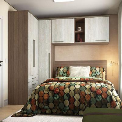 Guarda Roupa De Canto Queen 4 Gavetas Vanilla C/ Legno Crema