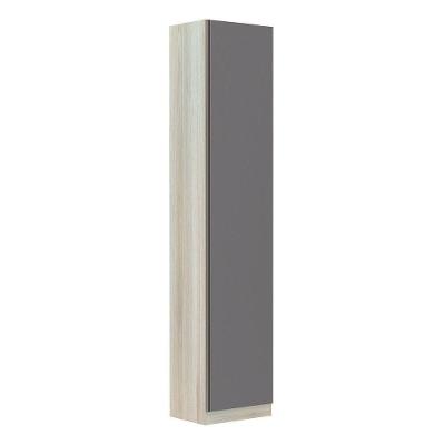 Guarda-Roupa Sapateira 50Cm Prime Plus Legno Crema C/ Cinza