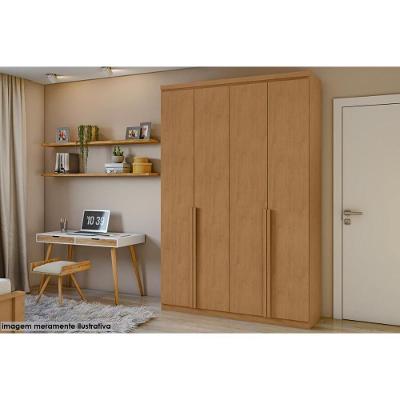 Guarda Roupa 4 Portas  e 2 Gavetas Alonzo New Rovere - Lopas