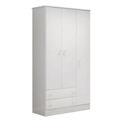 Guarda Roupa Infantil Doce Sonho 3 Portas Branco Qmovi