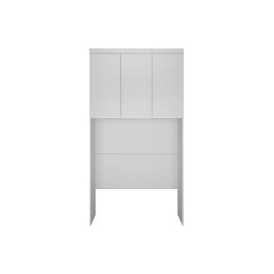Módulo De Quarto Solteiro Armário Ponte Aéreo Rizon C- 3 Portas Branco - Novo Horizonte