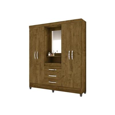Guarda Roupa Casal Capri 04 Portas E 03 Gavetas