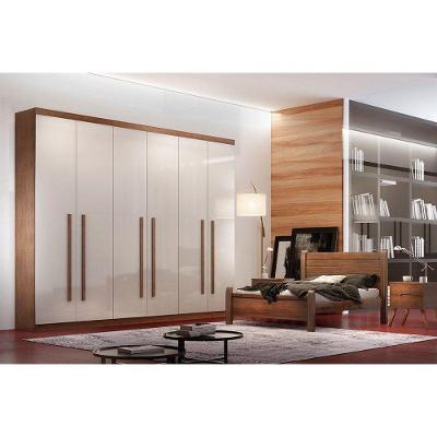Guarda Roupa Casal 6 Portas e 4 Gavetas Bahia Naturale/Off White - Rufato
