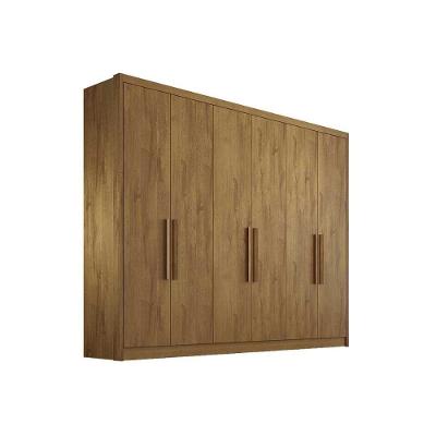 Guarda Roupa Casal 6 Portas e 6 Gavetas Rizon Plus Freijo Cumaru - Novo Horizonte