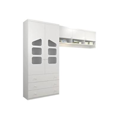 Jogo Quarto Bebe Guarda Roupa E Ponte Aérea Eloísa Branco