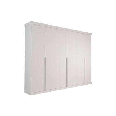 Guarda Roupa Casal 6 Portas e 6 Gavetas Guarapari Branco - Panan
