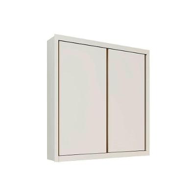 Guarda Roupa Casal 2 Portas de Correr e 4 Gavetas Zurique Off White - Europa