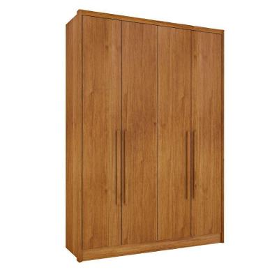 Guarda Roupa Dinamarca 4 Portas E 2 Gavetas Tcil Cinamomo