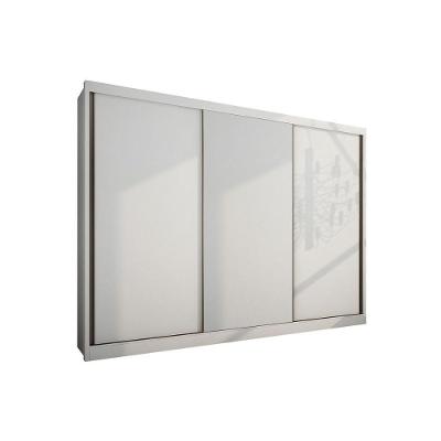 Guarda Roupa Casal 3 Portas de Correr e 6 Gavetas Natus Branco - Novo Horizonte