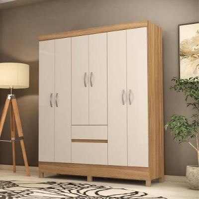 Guarda Roupa 6 Portas Forggia Amendola Off-white