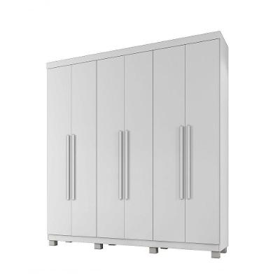 Roupeiro Milão 6 Portas 3 Gavetas Benetil Branco