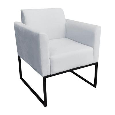 Poltrona Base Industrial Preto Maressa S10 Cinza