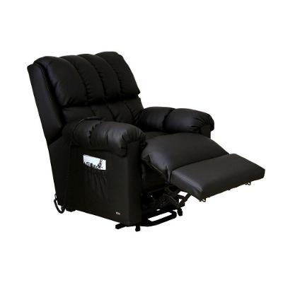 Poltrona Reclinável p/ Sala Texas Fantastic Zero Wall Motorizada c/ Lift Courano Preto - Probel