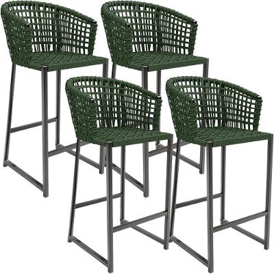 Kit 04 Banqueta Área Gourmet Cozinha Varanda D04 Verde