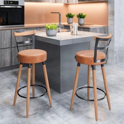 Kit 2 Banquetas Moscou Cor Amarula - Speciale Home Amarula