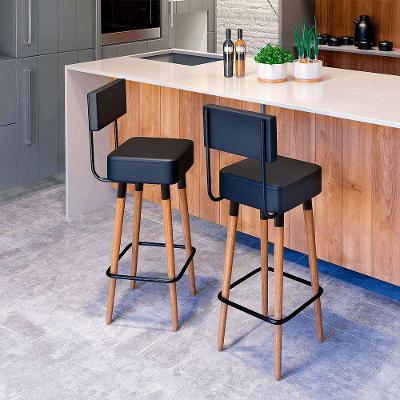 Kit 2 Banquetas Barcelona Cor Preto - Speciale Home Preto