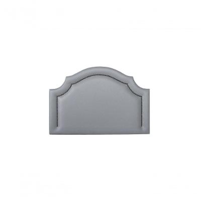 Cabeceira Solteiro Luxo 90X60 Cinza Tachas Fumê