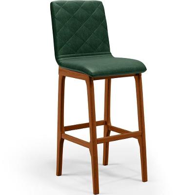 Banqueta Alta Cozinha Zoe B04 Facto Verde Musgo