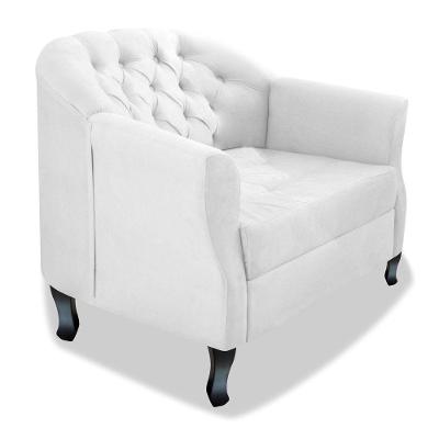 Poltrona Julia A02 Corano Doce Sonho Móveis Cor Branco