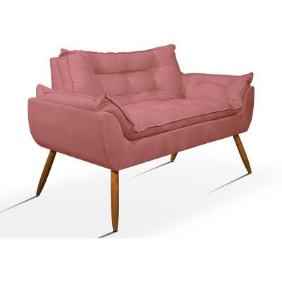 Sofá Poltrona Namoradeira ? Sala De Estar - Rosa