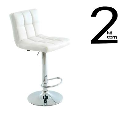 Conjunto 2 Banquetas Recife Branca