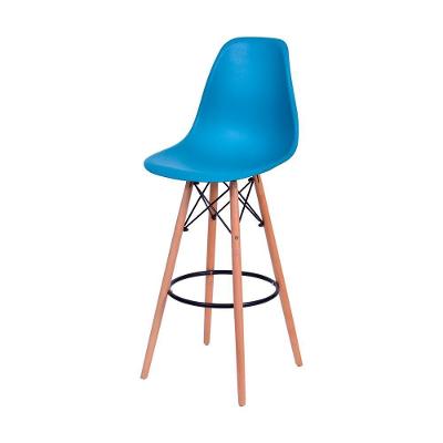 Banqueta Eames Side Azul Petróleo