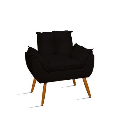 Poltrona Opala Decoração Cor:preta