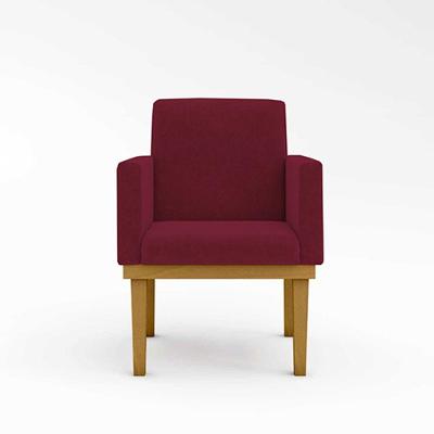 Poltrona Com Base Decoração Copa Do Mundo Brasil Marsala