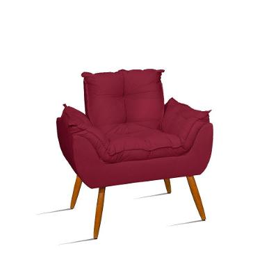 Poltrona Opala Decoração Cor:marsala