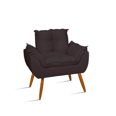 Poltrona Opala Decoração Cor:cinza