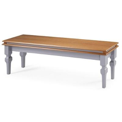 Banco De Madeira Manchester Largura 150cm Imbuia Verniz