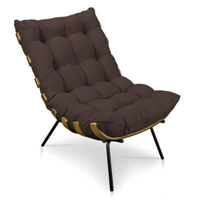 Poltrona Costela Marrom
