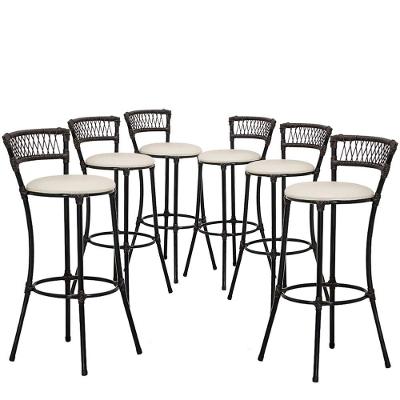Kit Banquetas Alta Forts Fibra Uv Floral Gelo