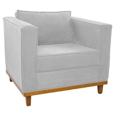 Poltrona Decorativa Europa Corano Branco