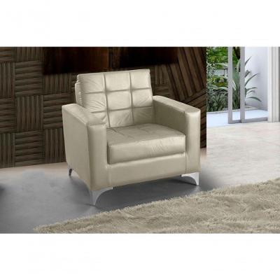 Poltrona Decorativa Taina - Bege Corino