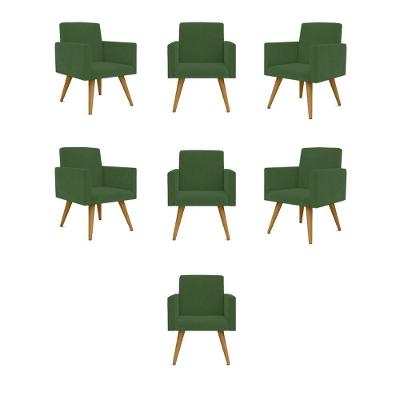Kit 07 Poltronas Sala, Quarto, Escritorio verde