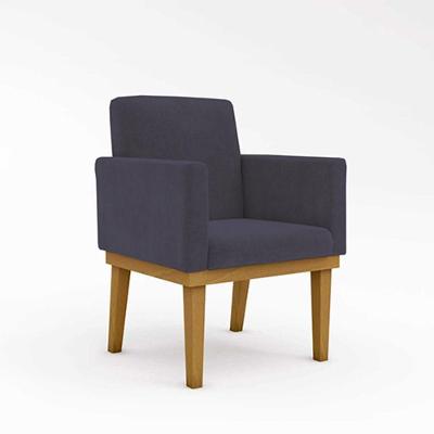Poltrona Base Reforçada Estudos Balaqui Decor cinza