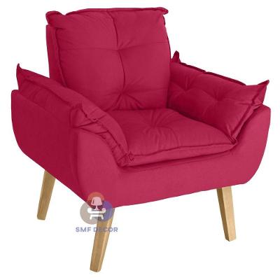 Poltrona Opala Vermelha Su Decor