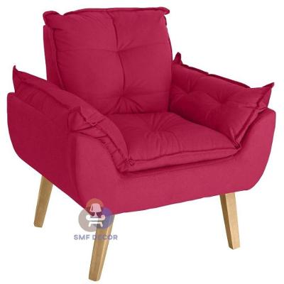 Poltrona Opala Vermelha Su Decor