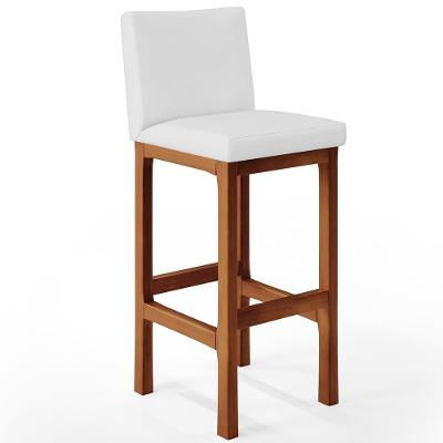 Banqueta Alta Para Cozinha Alya L02 Branco
