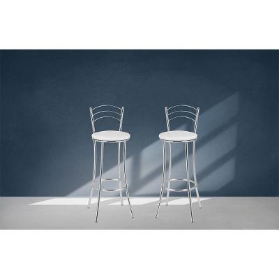 Kit 2 Banquetas Com Encosto Treparoni Branco