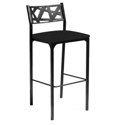 Banqueta Luiza Assento Sintético Preto-gat Magazine