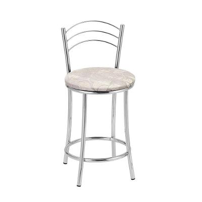 Kit 2 Banquetas Cromadas Bc26c Assento Espuma D15