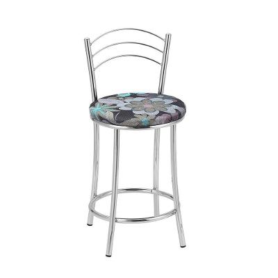 Kit 2 Banquetas Cromadas Bc26c Assento Espuma D15