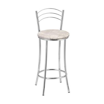 Kit 2 Banquetas Cromadas Bc26b Assento Espuma D15